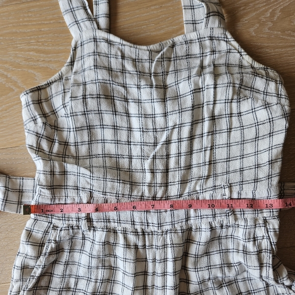 American Eagle plaid jumpsuit XS - Picture 2 of 7